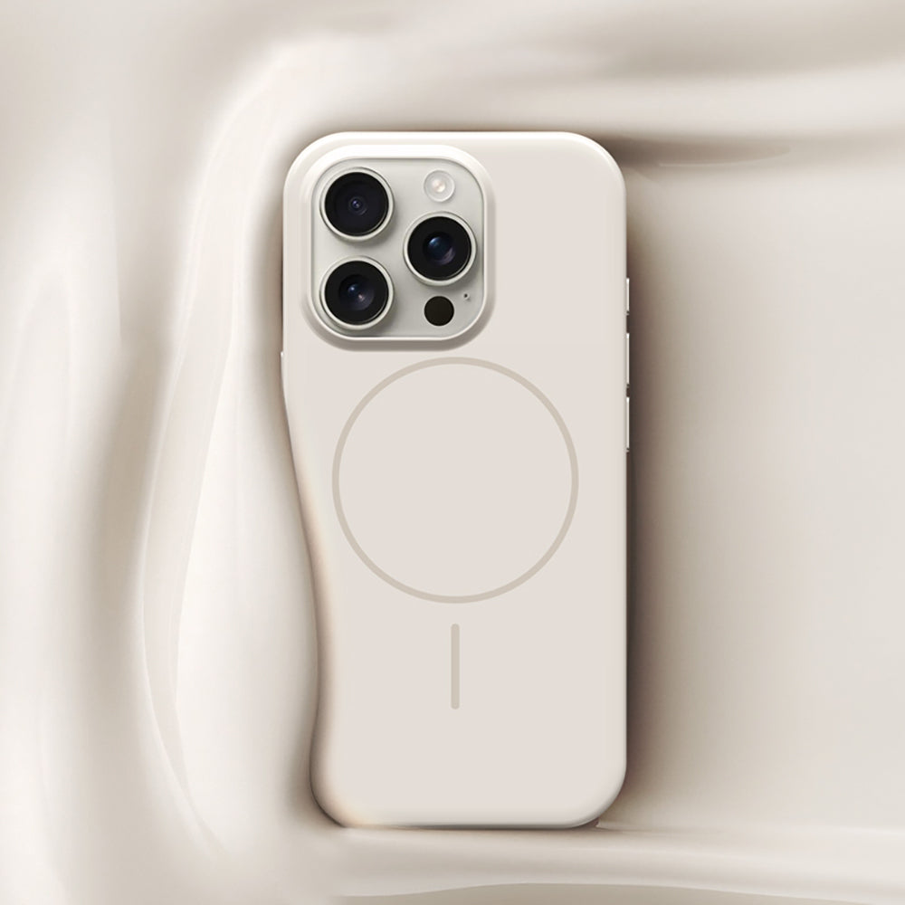 Apple iPhone 16 Pro Kılıf M-safe Şarj Özellikli Wlons Frego Kapak Mavi