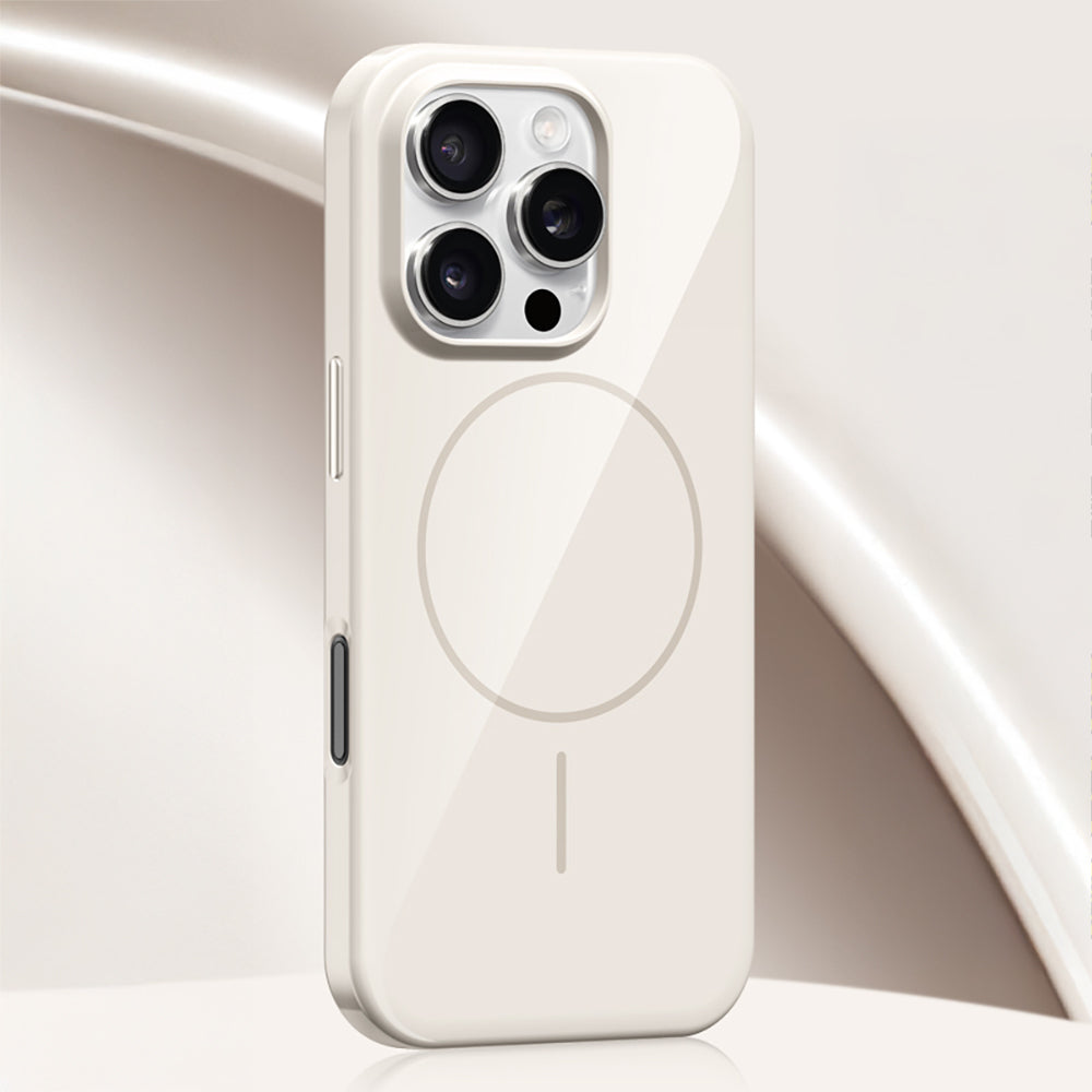 Apple iPhone 16 Pro Kılıf M-safe Şarj Özellikli Wlons Frego Kapak Mavi