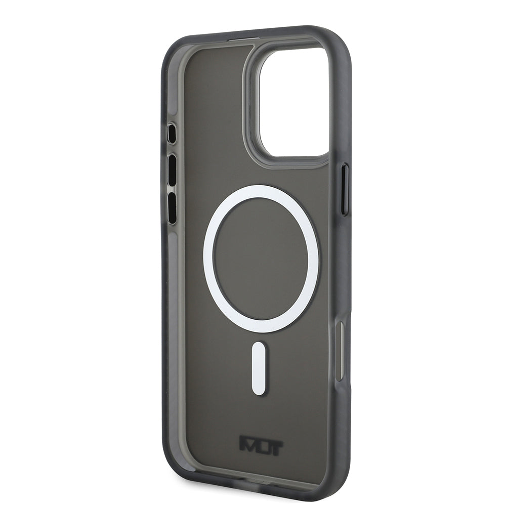 iPhone 16 Pro Kılıf TUMI Orjinal Lisanslı Magsafe Şarj Özellikli Airbagli Buzlu Transparan Kılıf Haki