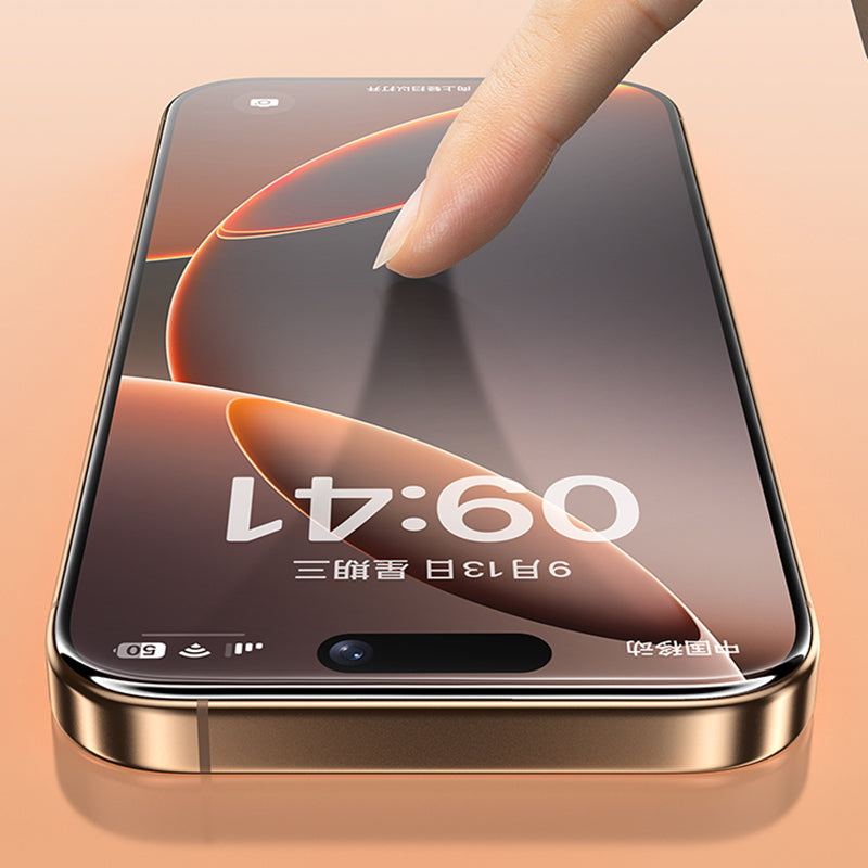 Apple iPhone 16 Pro Max Benks 0.3mm InvisiWarrior Ekranı Tam Kaplayan Full Şeffaf Ekran Koruyucu Şeffaf