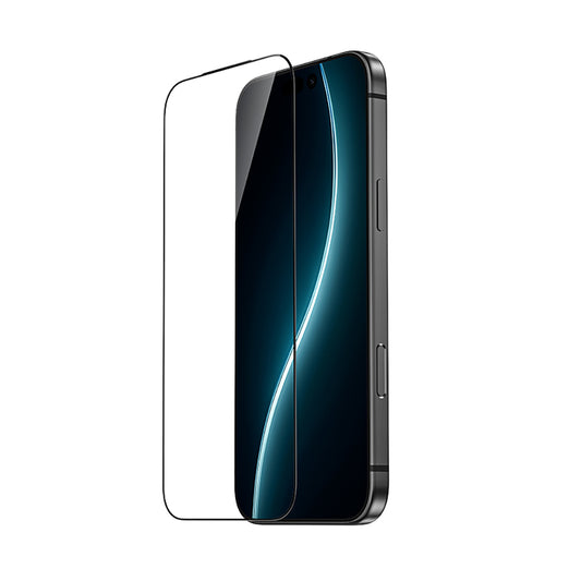 Apple iPhone 16 Pro Max Benks Glass Warrior HD 0.3mm Ultra İnce 0.9mm Kenarları Güçlendirilmiş Cam Ekran Koruyucu + Kolay Uygulama Aparatlı
