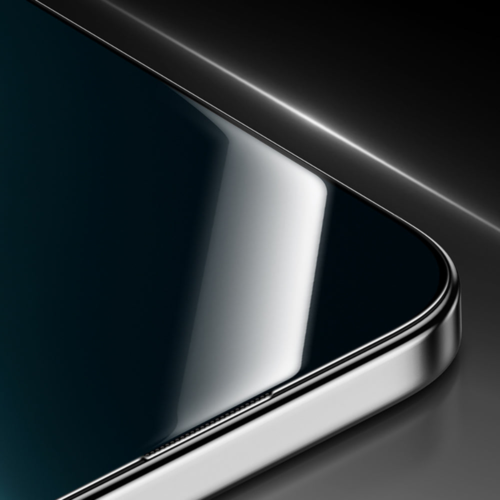 Apple iPhone 16 Pro Max Benks Glass Warrior HD 0.3mm Ultra İnce 0.9mm Kenarları Güçlendirilmiş Cam Ekran Koruyucu + Kolay Uygulama Aparatlı