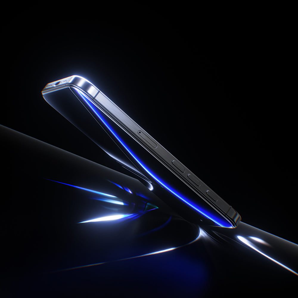 Apple iPhone 16 Pro Max Benks Glass Warrior Safir Coating Ultra İnce Cam Ekran Koruyucu Siyah