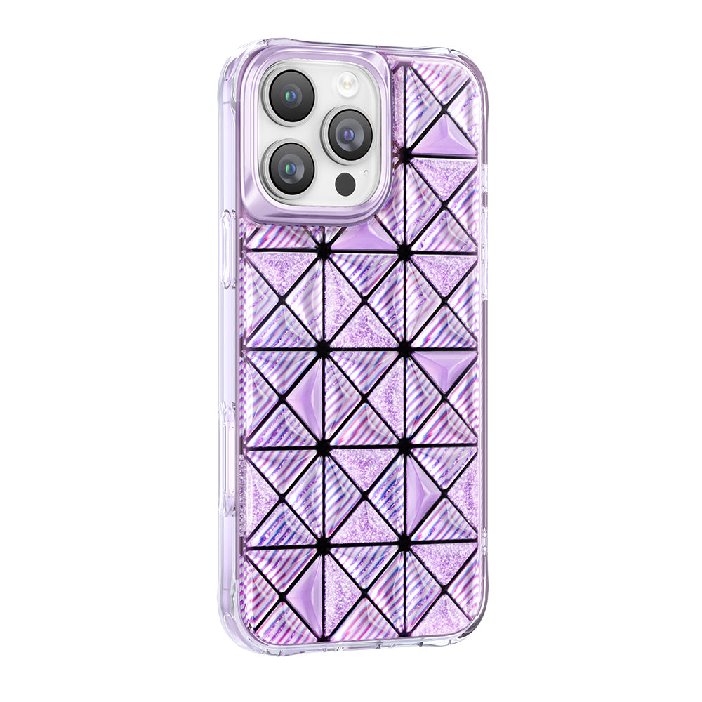 Apple iPhone 16 Pro Max Kılıf 3D Buz Blok Desenli Zore Paris Kairo TPU Kapak