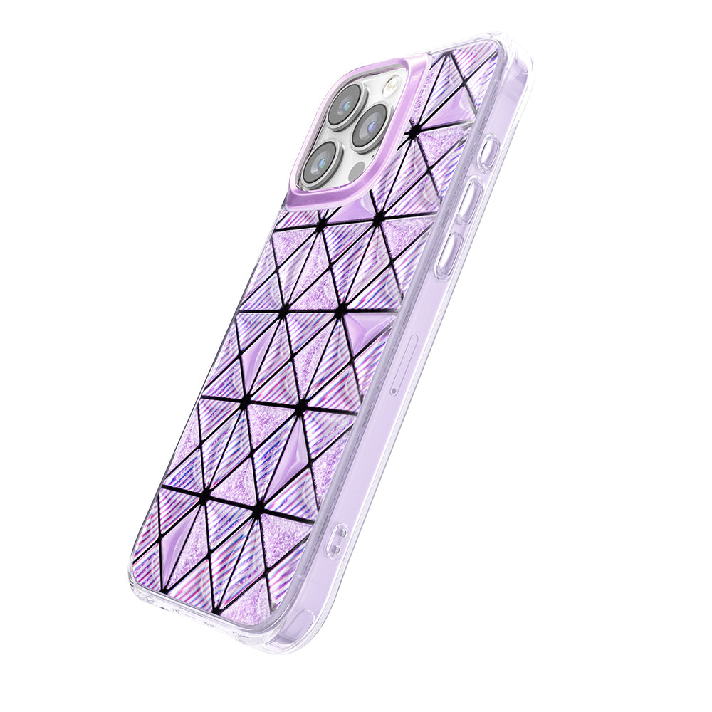 Apple iPhone 16 Pro Max Kılıf 3D Buz Blok Desenli Zore Paris Kairo TPU Kapak