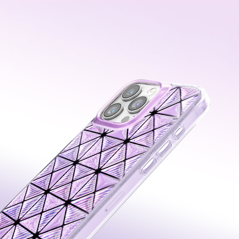 Apple iPhone 16 Pro Max Kılıf 3D Buz Blok Desenli Zore Paris Kairo TPU Kapak