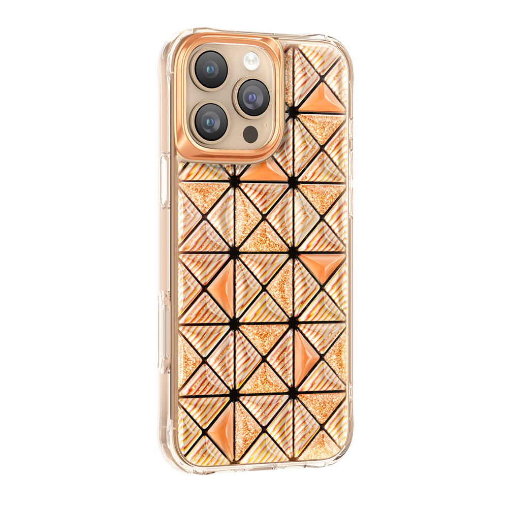 Apple iPhone 16 Pro Max Kılıf 3D Buz Blok Desenli Zore Paris Kairo TPU Kapak