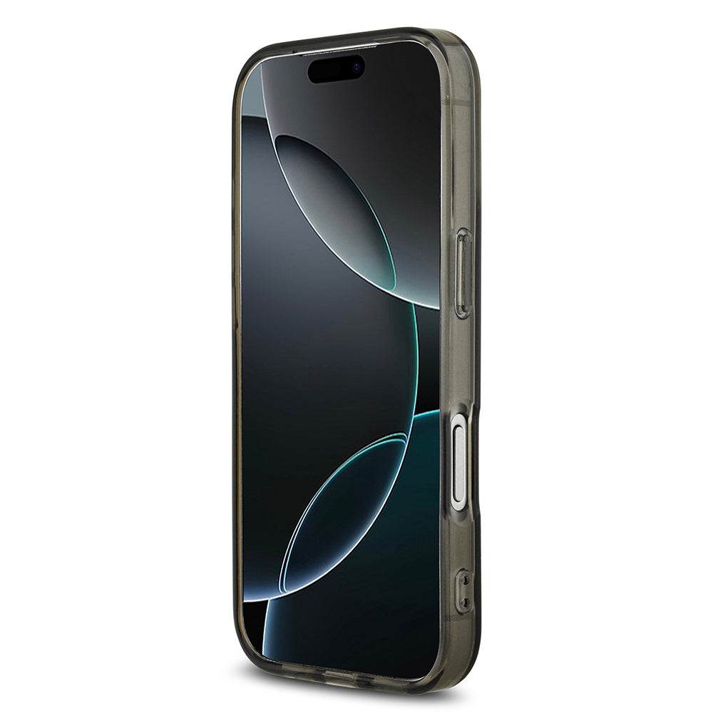 Apple iPhone 17 Pro Kılıf Aston Martin Orjinal Lisanslı M-safe Şarj Özellikli IML Baskı Logolu Formula Tasarımlı Kapak Siyah