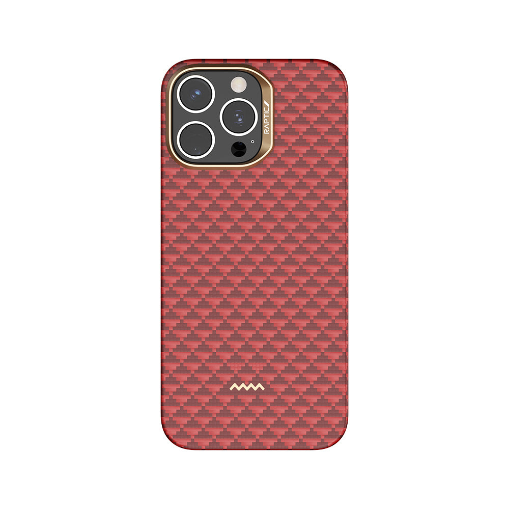 Apple iPhone 16 Pro Max Kılıf M-safe Şarj Özellikli Raptic Aramid Skin Origin Serisi Kapak