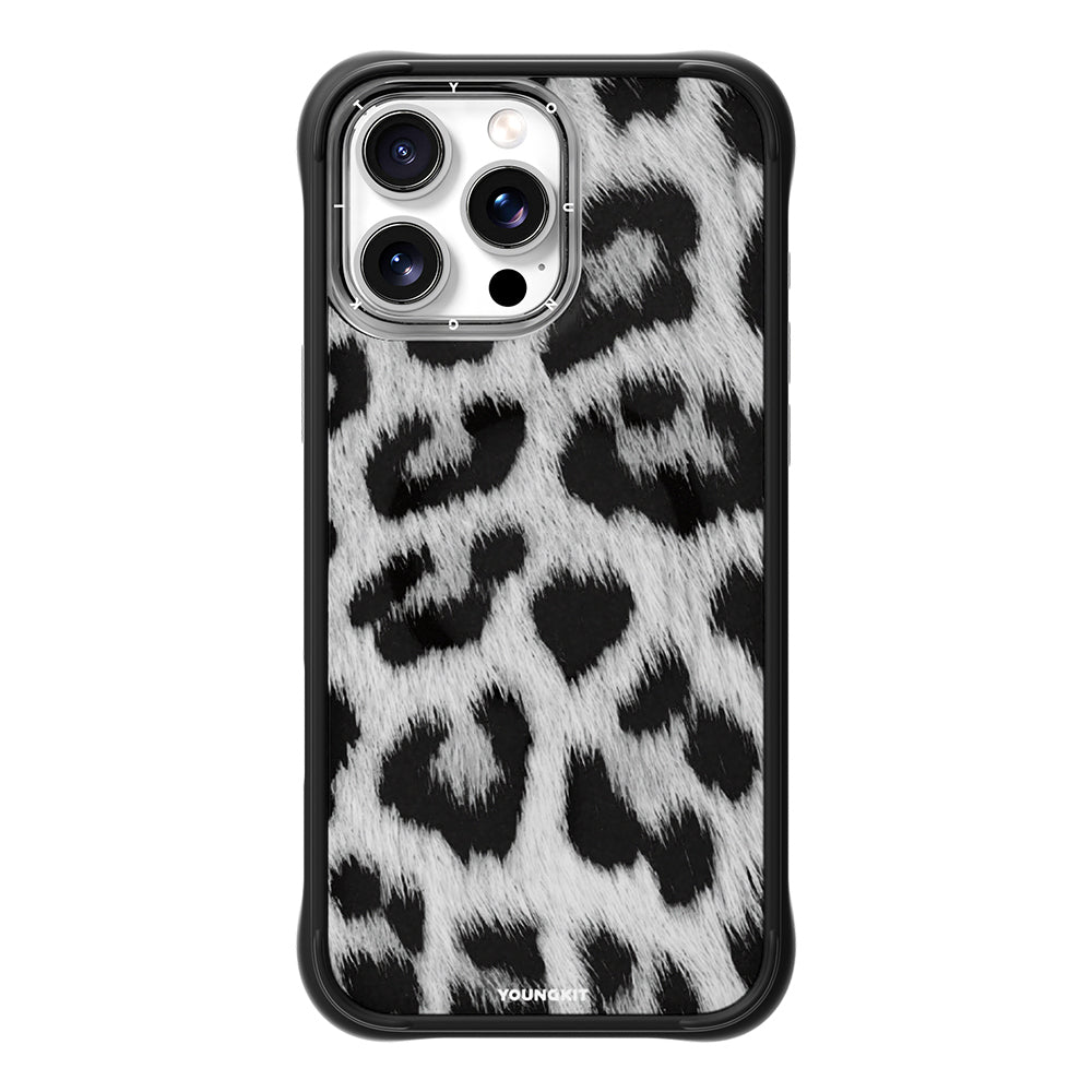 Apple iPhone 16 Pro Max Kılıf M-safe Şarj Özellikli Youngkit Leopard Serisi Kapak