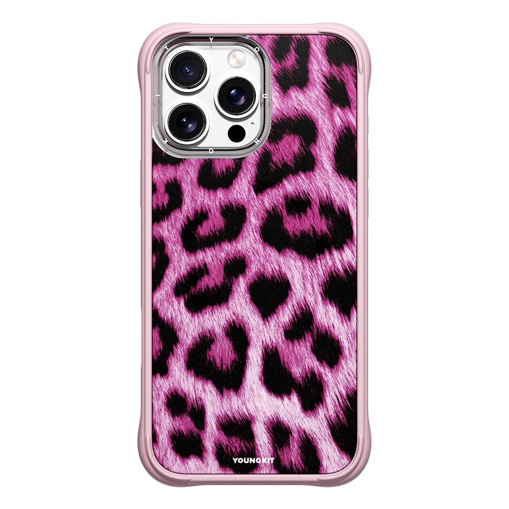 Apple iPhone 16 Pro Max Kılıf M-safe Şarj Özellikli Youngkit Leopard Serisi Kapak