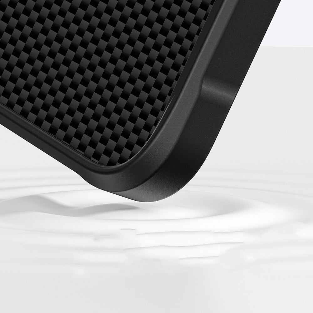 iPhone 16 Pro Max Kılıf Magsafe Şarj Özellikli 600D Aramid Fiber Amazingthing Titan Max Serisi Kılıf Siyah