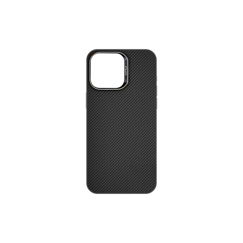 Apple iPhone 16 Pro Max Kılıf M-safe Şarj Özellikli 600D Metal Kamera Çerçeveli Raptic Aramid Fiber Serisi Kapak