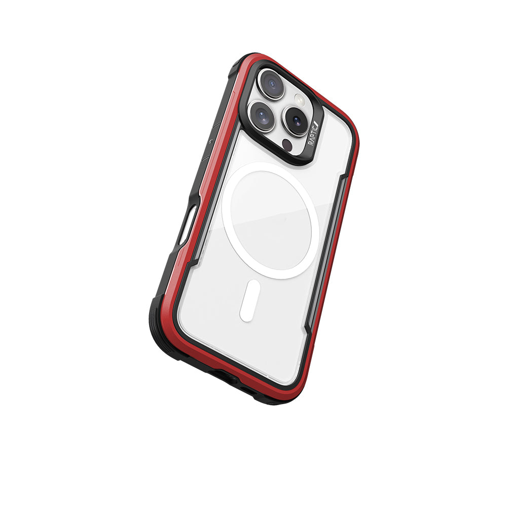 Apple iPhone 16 Pro Max Kılıf M-safe Şarj Özellikli Airbagli Raptic Shield Serisi Şeffaf Arka Yüzey Kapak Yeşil