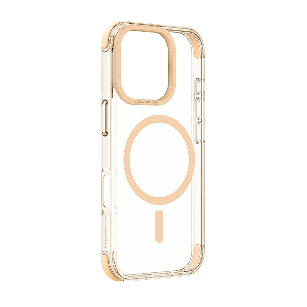 iPhone 16 Pro Max Kılıf Magsafe Şarj Özellikli Amazingthing Omni Serisi Kılıf Rose Gold