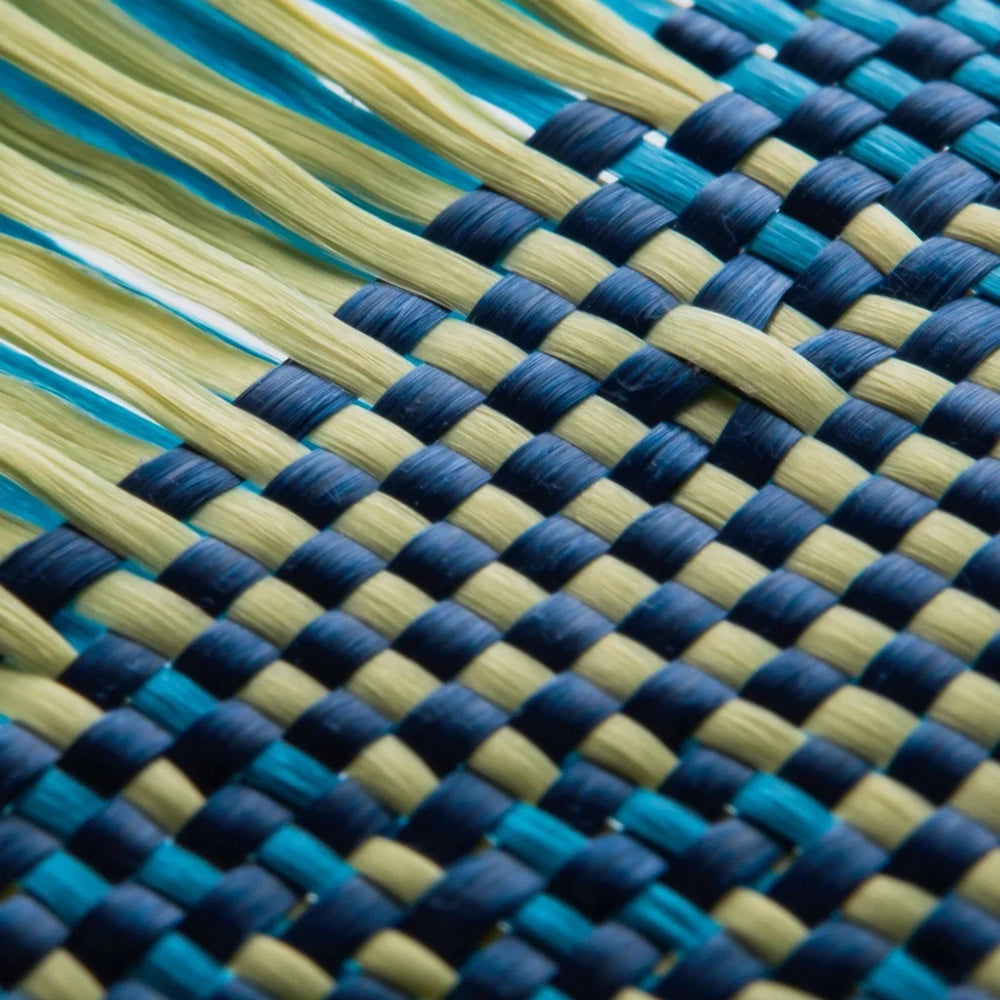 iPhone 16 Pro Max Kılıf Magsafe Şarj Özellikli Aramid Fiber Pitaka Tactile Woven Starpeak Serisi Milky Way Galaxy Kılıf Mavi