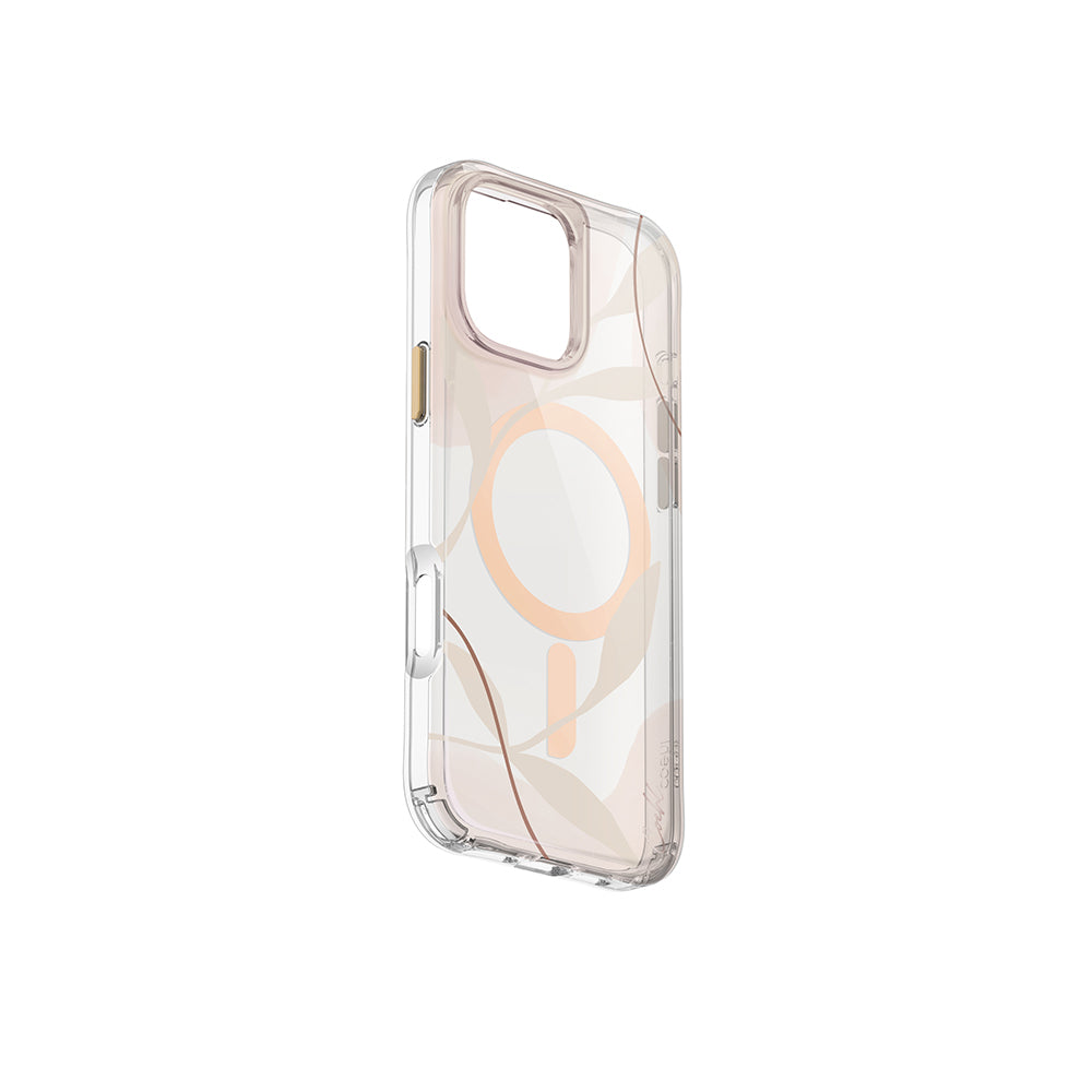 iPhone 16 Pro Max Kılıf Magsafe Şarj Özellikli Şeffaf Arka Yüzey Coehl Verdure Kılıf Şeffaf