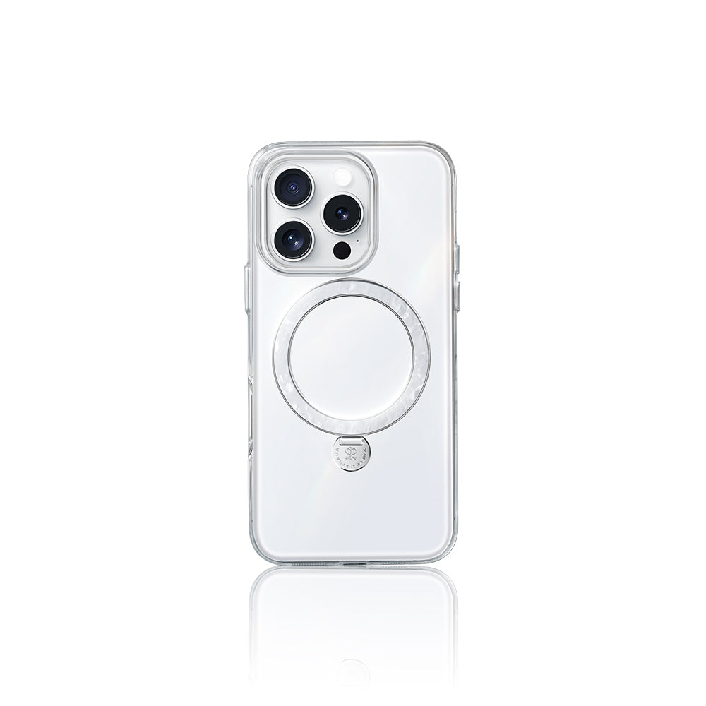 Apple iPhone 16 Pro Max Kılıf M-safe Şarj Özellikli Standlı Pynana Dancing Streamer Serisi Kapak