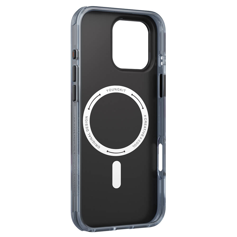 iPhone 16 Pro Max Kılıf Magsafe Şarj Özellikli Youngkit Love Serisi Kılıf Pembe