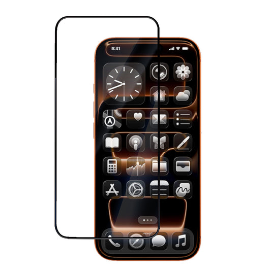 Apple iPhone 16 Pro Max Mohseven M6 HD Temperli Cam Ekran Koruyucu + Kolay Uygulama Aparatı