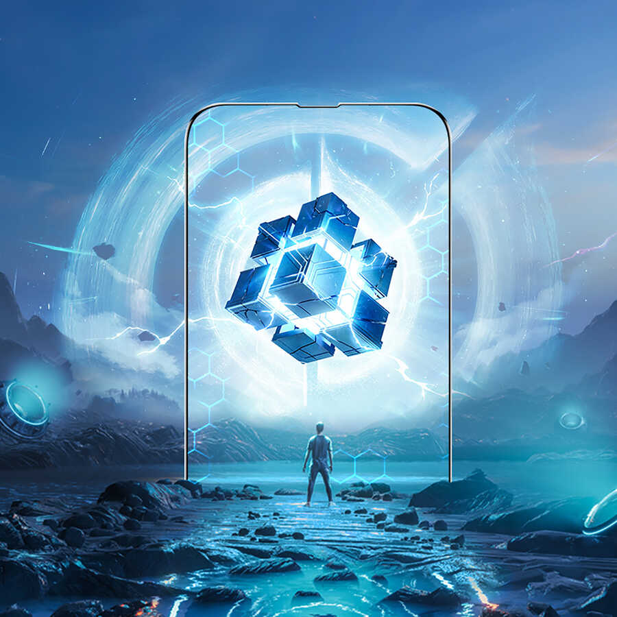 Apple iPhone 16E Benks Mat Ekran Koruyucu Parmak İzi Bırakmayan Oyunculara Özel Ekran Filmi Siyah