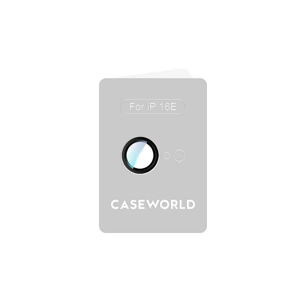 Apple iPhone 16E CaseWorld Alloy Serisi Oleofobik Anti Reflective Kamera Lens Koruyucu Gümüş
