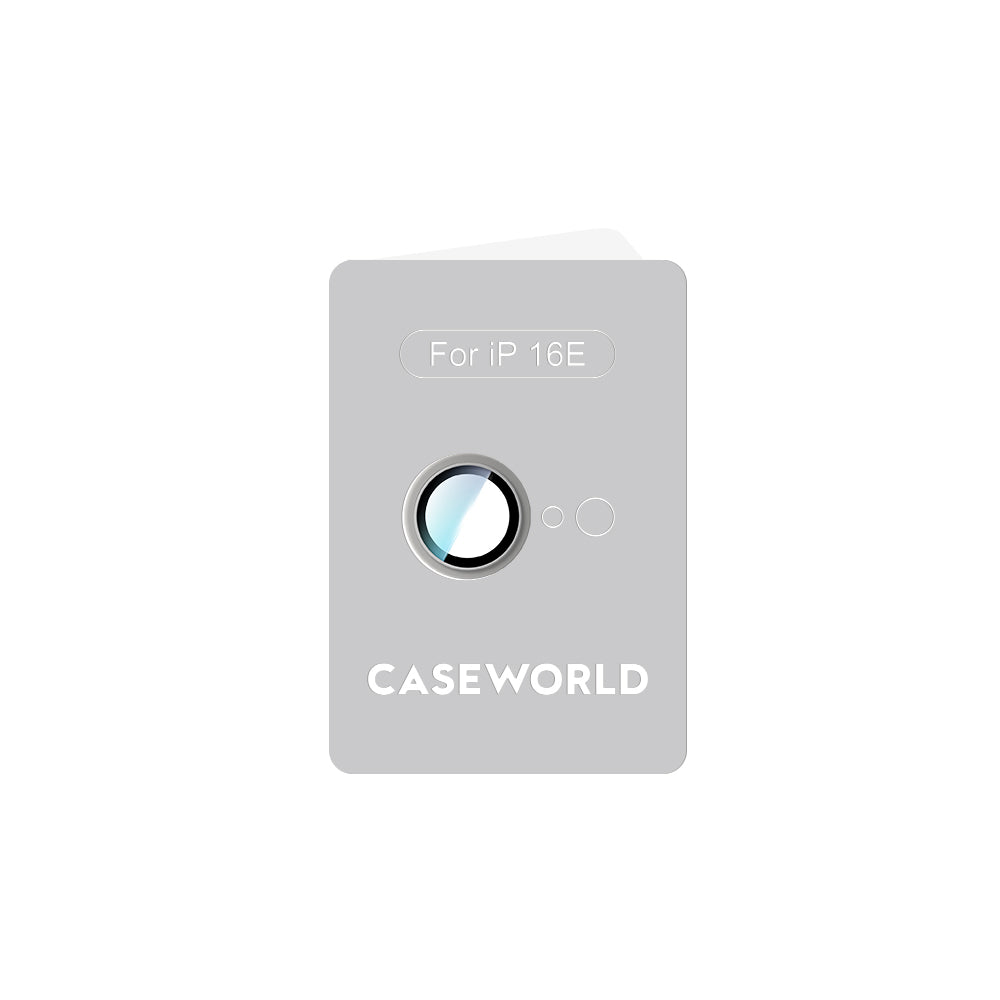 Apple iPhone 16E CaseWorld Alloy Serisi Oleofobik Anti Reflective Kamera Lens Koruyucu Şeffaf