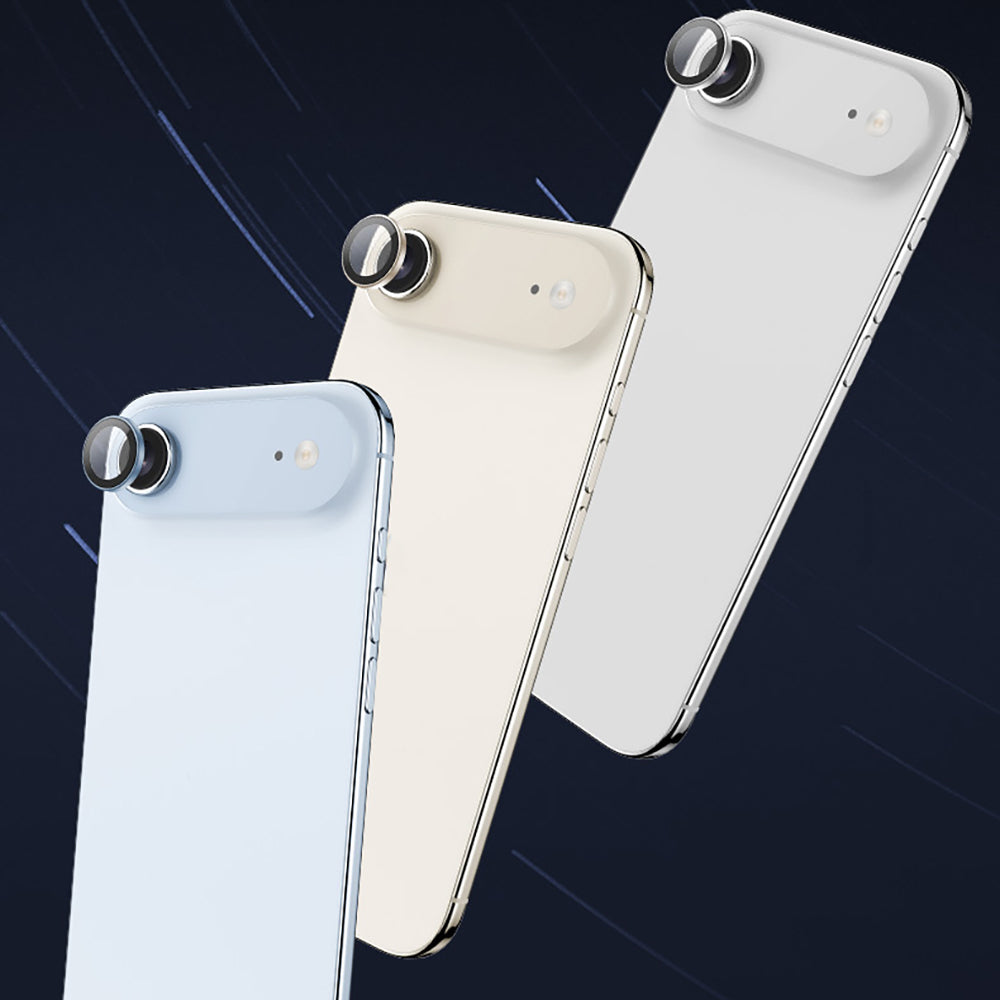 Apple iPhone 17 Air Benks DR Safir Kamera Lens Koruyucu Gümüş