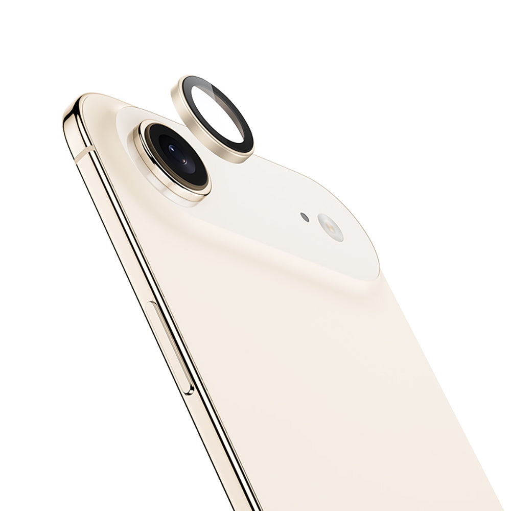 Apple iPhone 17 Air Benks DR Safir Kamera Lens Koruyucu Açık Mavi