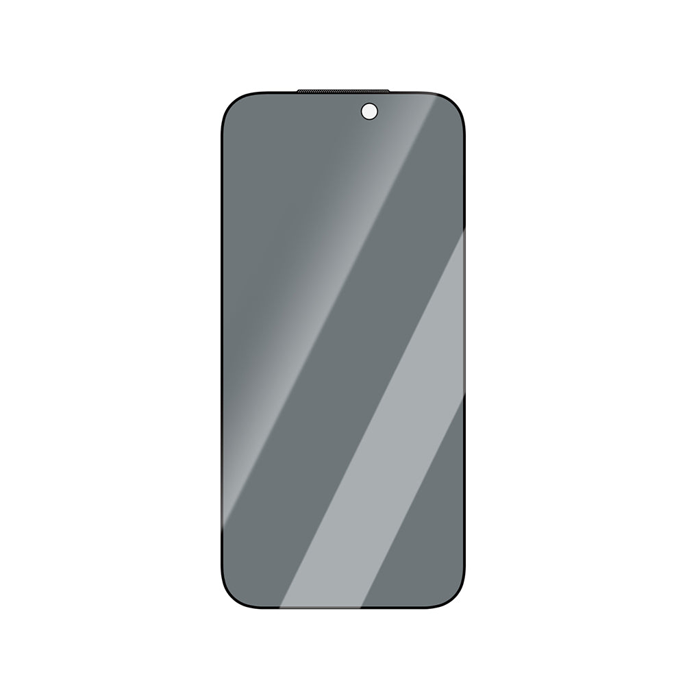 Apple iPhone 17 Air CaseWorld Applicator Serisi 2.5D Eyesafe Mavi Işık Teknolojili 0.33mm Privacy Temperli Cam Ekran Koruyucu + Uygulama Aparatı Siyah