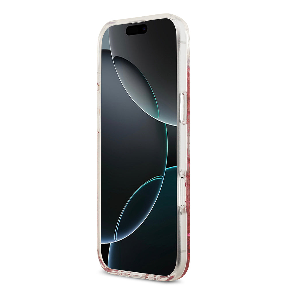 Apple iPhone 17 Air Kılıf Guess Orjinal Lisanslı M-safe Şarj Özellikli Transparan Resin Bottom Kapak Gold