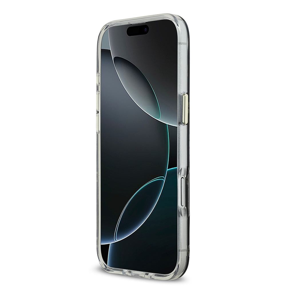 Apple iPhone 17 Air Kılıf Guess Orjinal Lisanslı Metal Kamera Çerçeveli Simli Aynalı Kapak Gold