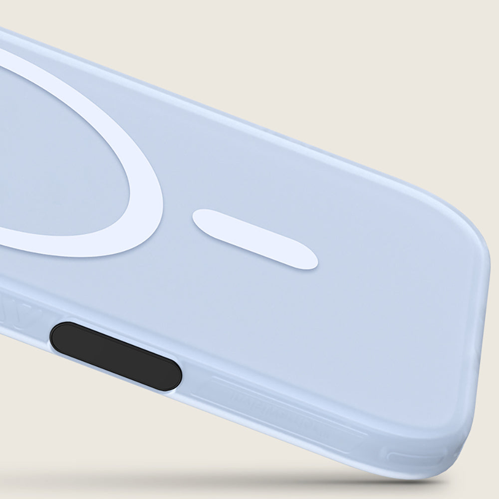 Apple iPhone 17 Air Kılıf M-safe Şarj Özellikli Benks Lucid Armor Kapak Açık Mavi