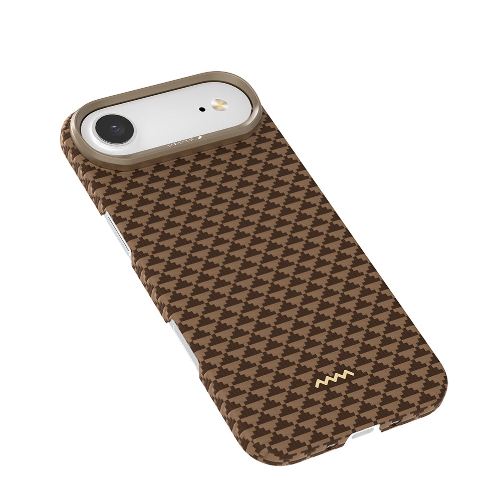 Apple iPhone 17 Air Kılıf M-safe Şarj Özellikli Raptic Aramid Skin Origin Serisi Kapak Kırmızı