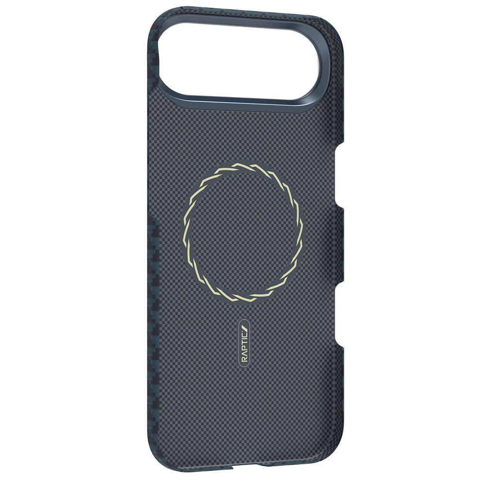 Apple iPhone 17 Air Kılıf M-safe Şarj Özellikli Raptic Aramid Skin Origin Serisi Kapak Kırmızı