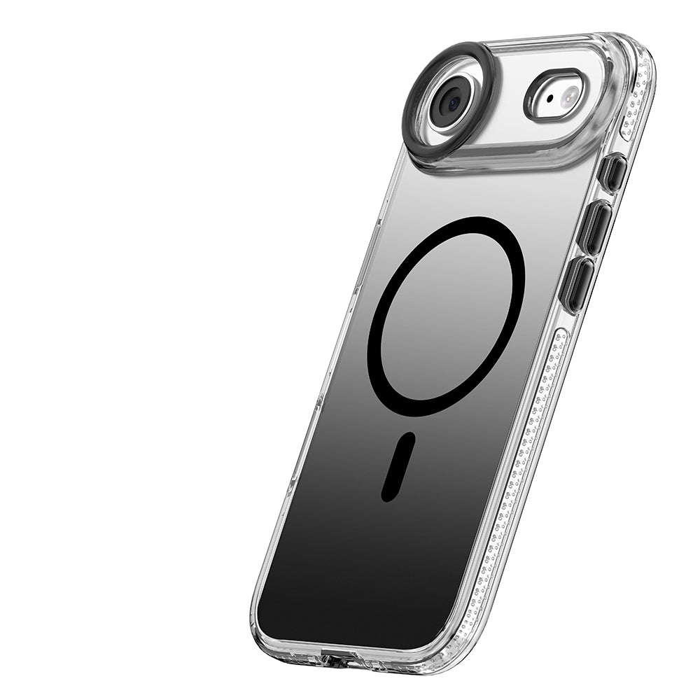 Apple iPhone 17 Air Kılıf M-safe Şarj Özellikli Sararmaya Karşı Dayanıklı Mutural Icesense Serisi Kapak Gri