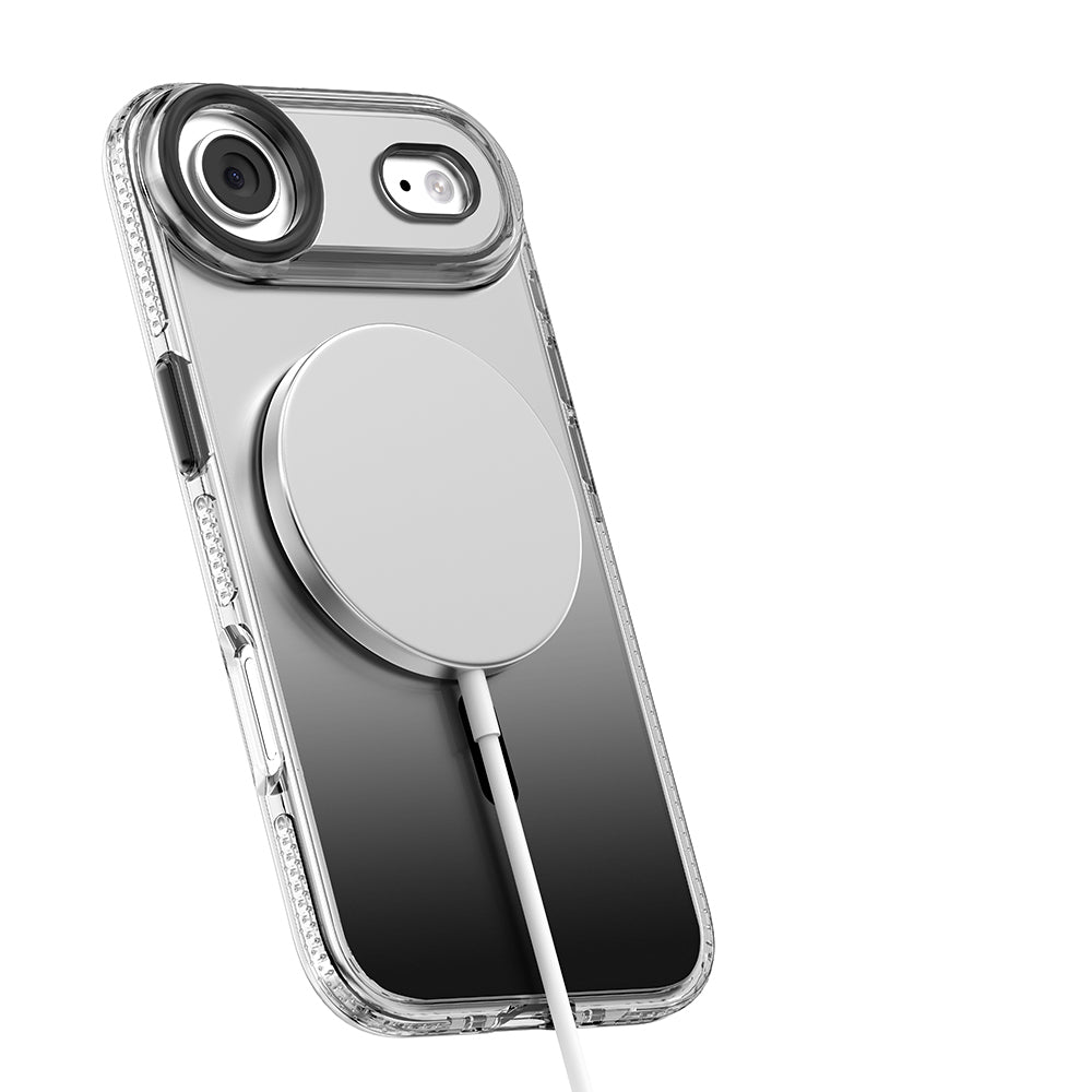 Apple iPhone 17 Air Kılıf M-safe Şarj Özellikli Sararmaya Karşı Dayanıklı Mutural Icesense Serisi Kapak Açık Yeşil