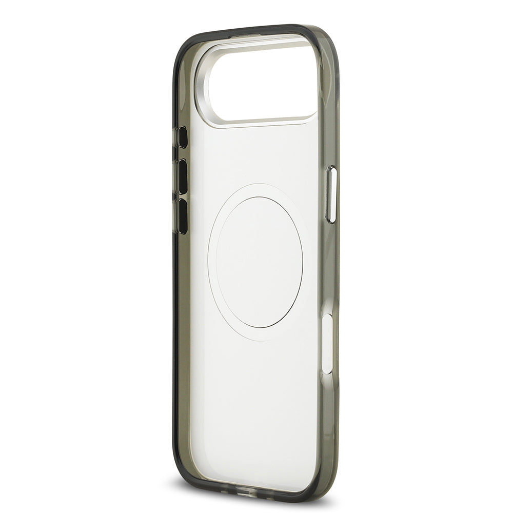 Apple iPhone 17 Air Kılıf Mercedes Benz Orjinal Lisanslı M-safe Şarj Özellikli Çift Katmanlı PC Nostaljik Yıldız Dizayn Kapak Gri