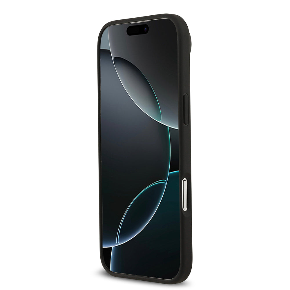 Apple iPhone 17 Air Kılıf Redbull Orjinal Lisanslı M-safe Şarj Özellikli Karbon Fiber Parlayan Logolu Kevlar Kapak Siyah