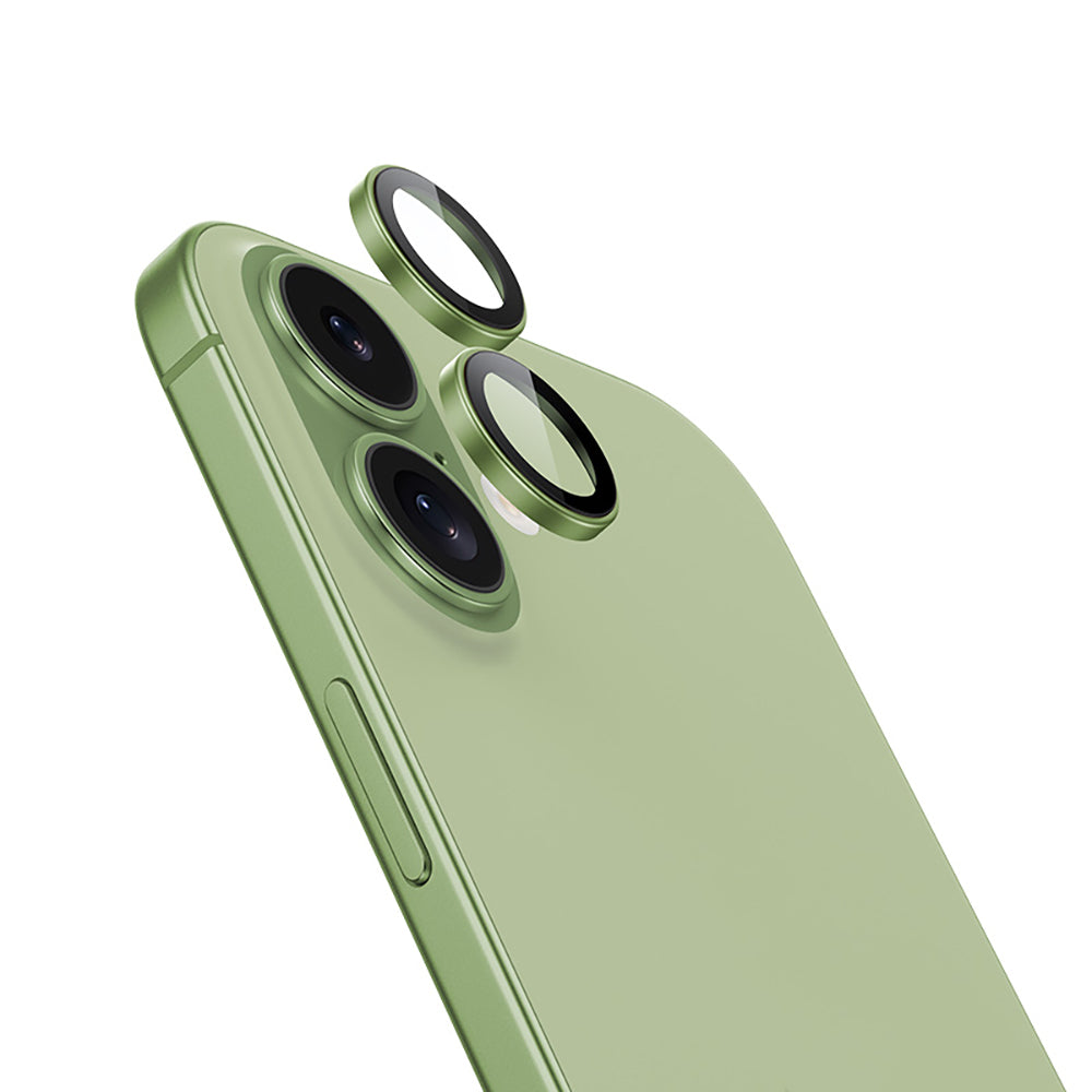 Apple iPhone 17 Benks Glass Warrior Cam Kamera Lens Koruyucu Açık Yeşil