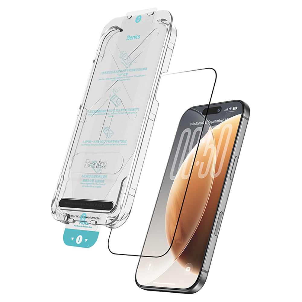 Apple iPhone 17 Benks OmniWarrior Eye-Friendly Cam Ekran Koruyucu + Kolay Uygulama Aparatlı