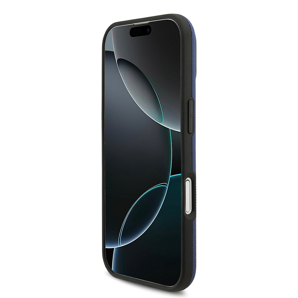 Apple iPhone 17 Kılıf BMW Orjinal Lisanslı M-safe Şarj Özellikli Metal Logolu Delikli M Dizayn Deri Kapak Kırmızı