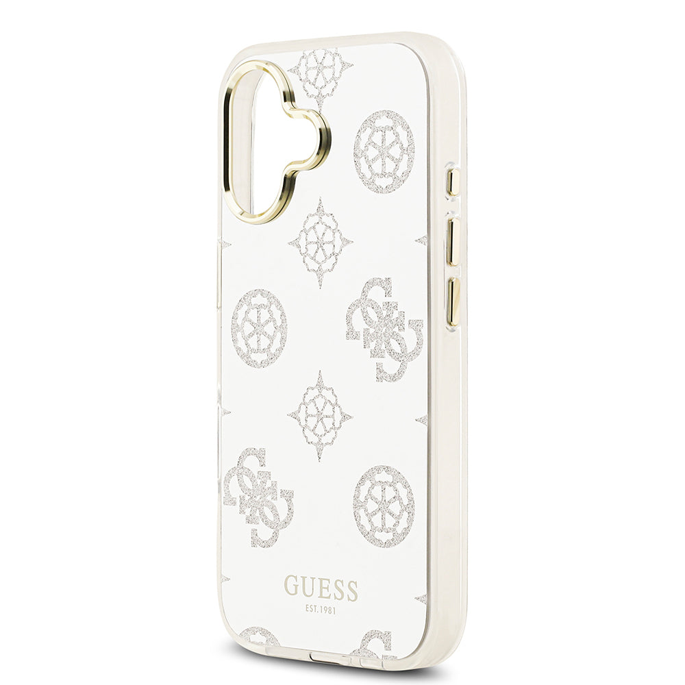 Apple iPhone 17 Kılıf Guess Orjinal Lisanslı Metal Kamera Çerçeveli Simli Aynalı Kapak Gold