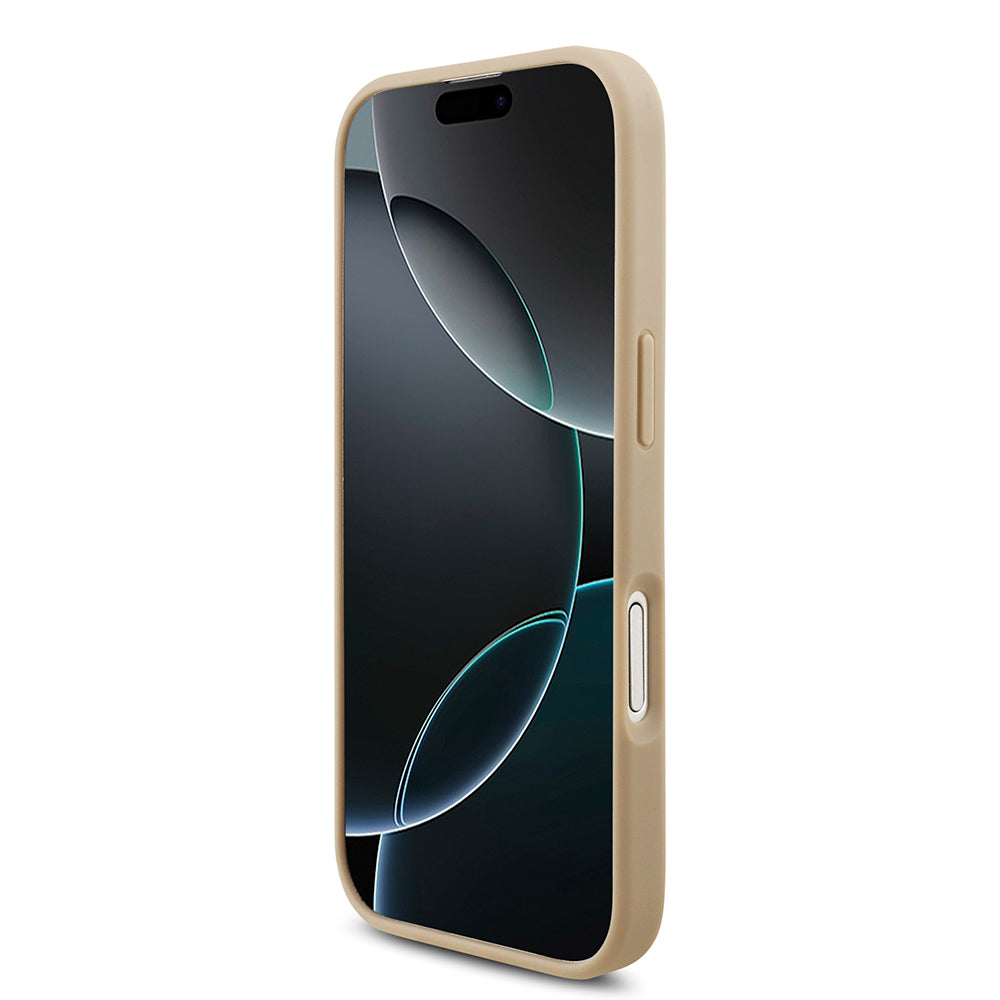 Apple iPhone 17 Kılıf Lacoste Orjinal Lisanslı M-safe Şarj Özellikli PU Pike Desenli Metal Logolu Kartlıklı Kapak Yeşil