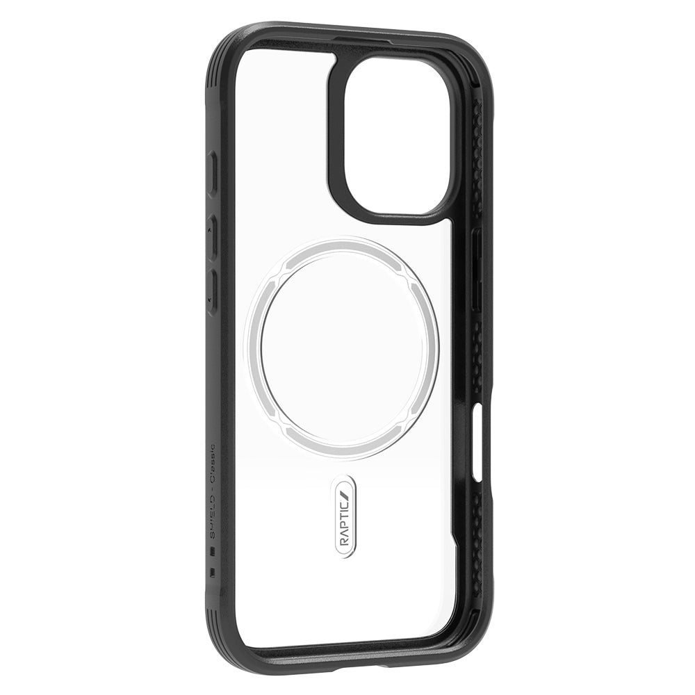 Apple iPhone 17 Kılıf M-safe Şarj Özellikli Airbagli Raptic Shield Serisi Şeffaf Arka Yüzey Kapak Colorful