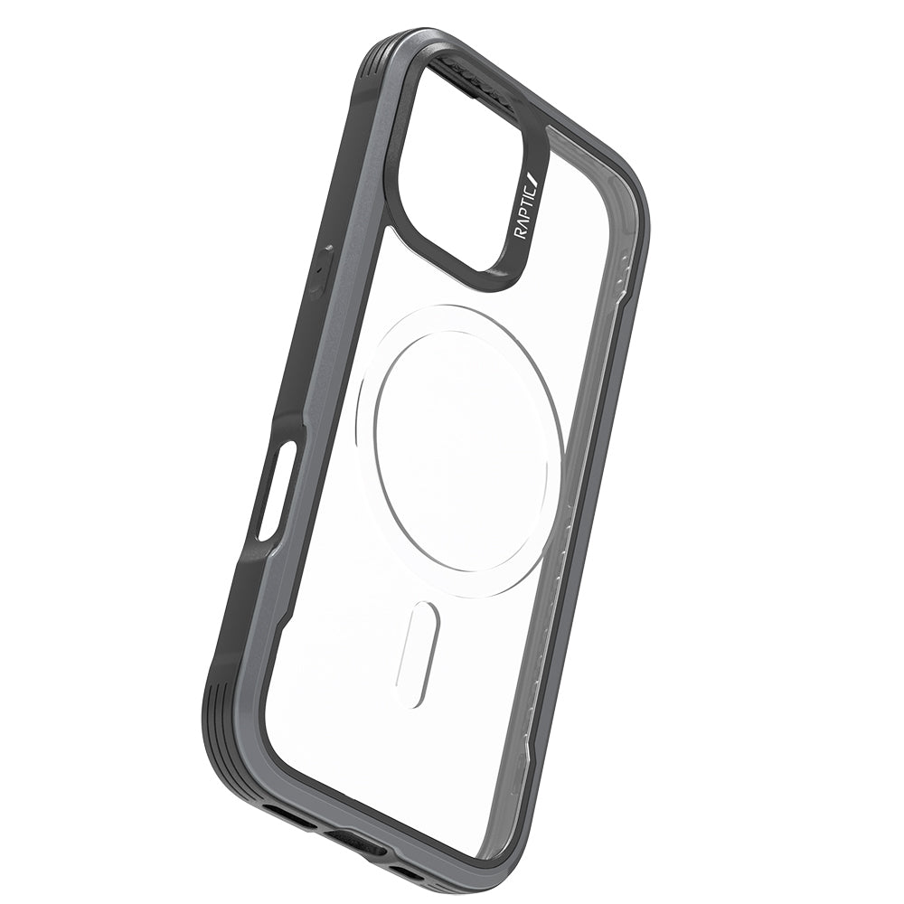 Apple iPhone 17 Kılıf M-safe Şarj Özellikli Airbagli Raptic Shield Serisi Şeffaf Arka Yüzey Kapak Colorful