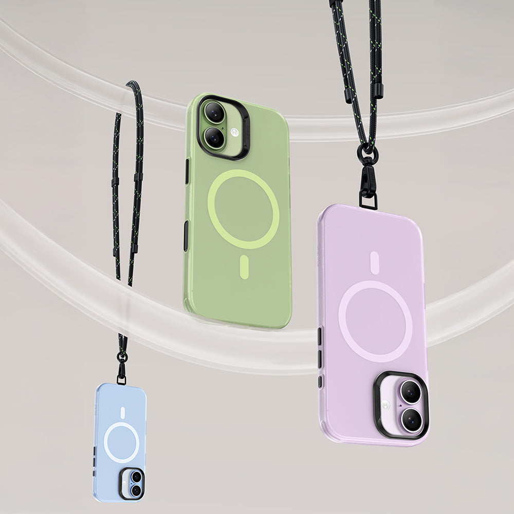 Apple iPhone 17 Kılıf M-safe Şarj Özellikli Benks Lucid Armor Kapak Açık Mavi