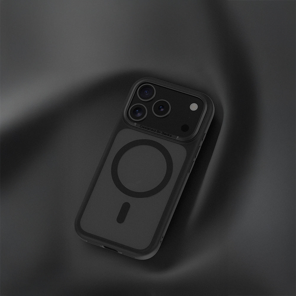 Apple iPhone 17 Kılıf M-safe Şarj Özellikli Benks Mist Protective Kapak Açık Mor