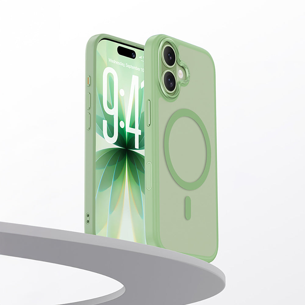 Apple iPhone 17 Kılıf M-safe Şarj Özellikli Benks Mist Protective Kapak Açık Mor