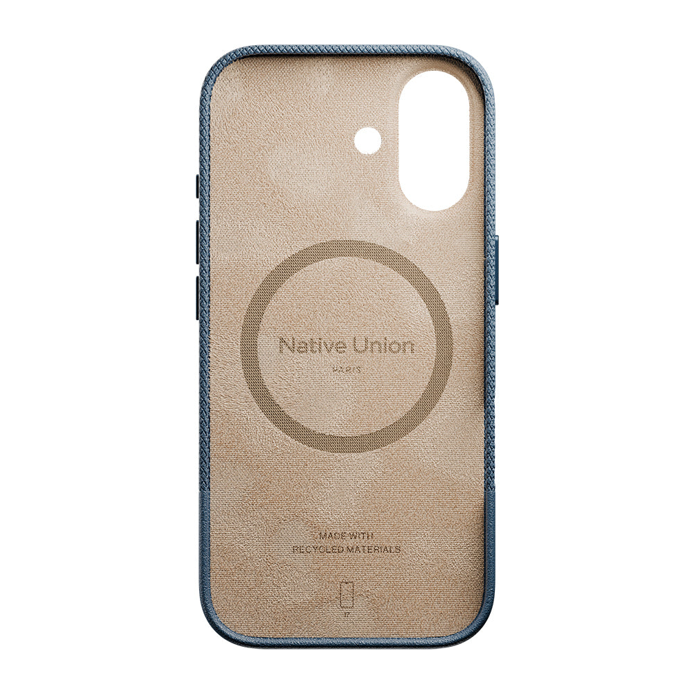 Apple iPhone 17 Kılıf M-safe Şarj Özellikli Deri Dokulu Native Union RE Classic Serisi Kapak